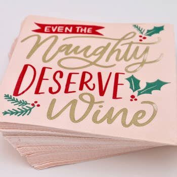 Holiday Paper Cocktail Napkins
