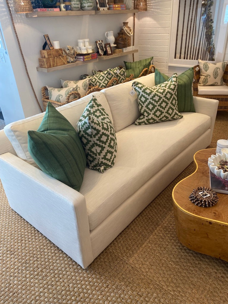 Custom sofa in Perennials fabric