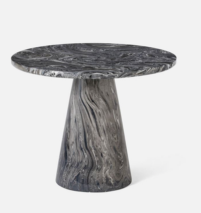 Giovanni Entry Table in Black Swirl