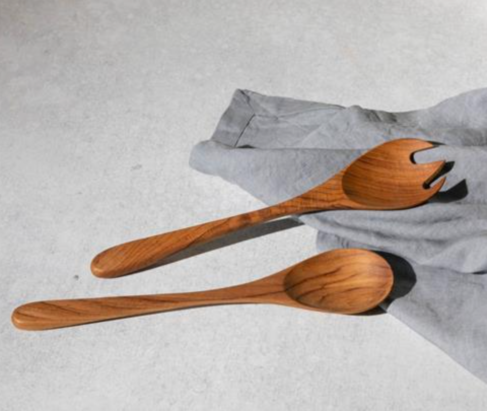 Teak Serving Set