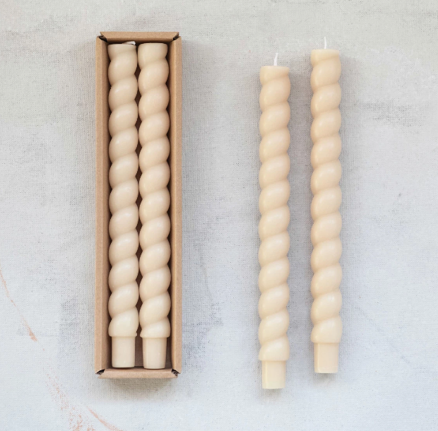 Unscented Twisted Taper Candle